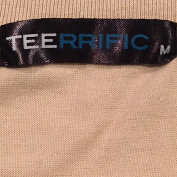 NWOT Men's Beige ORGANIC HUMAN BEING T-Shirt (M) - Picture 3 of 3